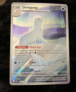 Pokemon Dewgong 097/094 Me02: Phantasmal Flames Illustration Rare Holo NM - Image 2
