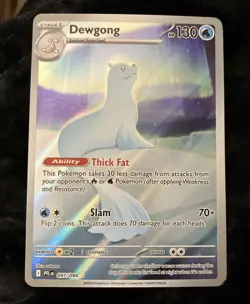Pokemon Dewgong 097/094 Me02: Phantasmal Flames Illustration Rare Holo NM - Image 3