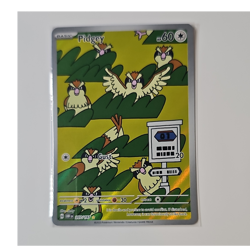 Pokemon Pidgey 207/197 OBF EN Illustration Rare Full Art Holo Basic EN - Image 1