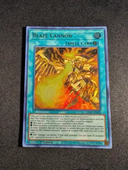 Yugioh - Blaze Cannon LED7-EN005 1st Ultra Rare NM - Image 1