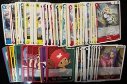 Bandai One Piece TCG Random Mixed Set 30 Cards Lot |8 Rares & 2 Leaders INCLUDED - Image 1