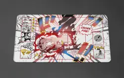 Ace Cross Fire! -ANIME TCG Playmat For One Piece, Anti Slip, MADE IN USA - Image 1