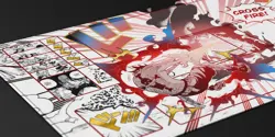 Ace Cross Fire! -ANIME TCG Playmat For One Piece, Anti Slip, MADE IN USA - Image 2