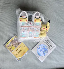 Pokemon Natural History Museum Pikachu at the Museum Promo Card, Plush & Ecology - Image 1