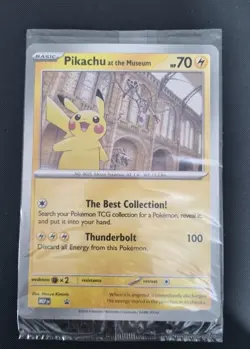 Jumbo Pikachu At The Museum Pokemon Card Black Star Promo In Original Sleeve x2 - Image 1