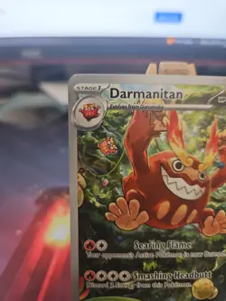 Pokemon TCG Darmanitan Illustration Rare IR Black Bolt Card 098/086 NM - Image 2