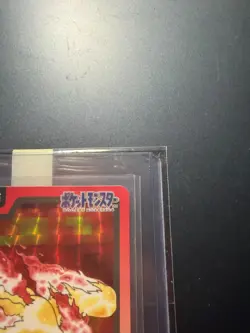 Pokemon Japanese Carddass 1997 No.146 Moltres Prism Card Full Art - Image 3