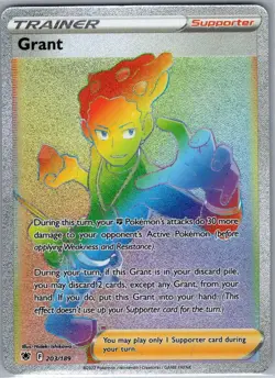 Grant (Secret) 203/189 SWSH10: Astral Radiance - Pokemon Card - NM - Image 1