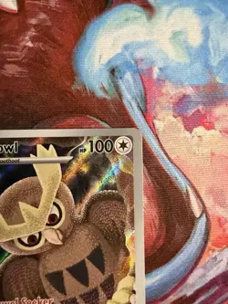 Noctowl 141 Sv: Scarlet & Violet Promo Card Illustration Rare NM - Image 3
