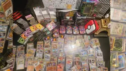 Pokemon Huge Lot 2000+ Cards Holos ETB Books Tins Dice Bulk Collection - Image 1