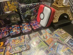 Pokemon Huge Lot 2000+ Cards Holos ETB Books Tins Dice Bulk Collection - Image 4