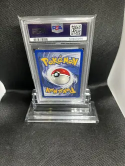 PSA 9 MINT - Gold W Stamp Brock's Vulpix (Magazine Promo) WoTC Pokemon Card - Image 1