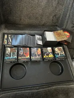 Lord of the Rings Trading Card Game 200 + Loose Cards Plus 5 Starter Decks - Image 1