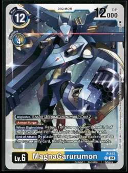 MagnaGarurumon (Store Tournament 2024 Oct. Digimon Promotion Cards #P-153 P - Image 1