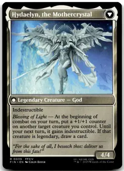 MTG Venat, Heart of Hydaelyn // Hydaelyn, the Mothercrystal Final Fantasy FIN #3 - Image 2