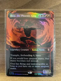Ozai, the Phoenix King (0335) - Foil - Borderless MTG Avatar: The Last Airbender - Image 1
