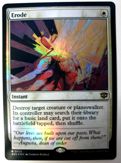 Erode - FOIL Rare - MTG Secrets of Strixhaven - 0015 NM - Image 1