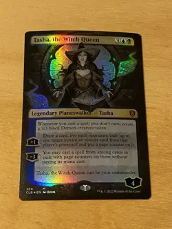 Tasha, the Witch Queen Borderless FOIL - MTG CLB: Battle for Baldur's Gate - NM - Image 1