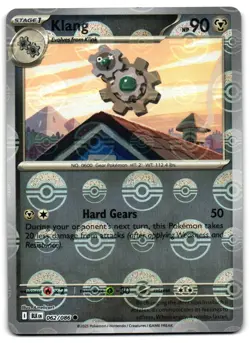 Klang 062/086 - Poke Ball Black Bolt Common Pokemon TCG Reverse Holo - NM Card - Image 1