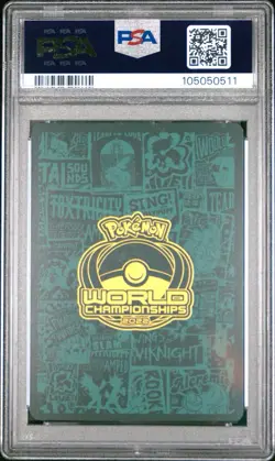 2023 Pokemon 2022 World Championships ADP DECK Crobat V 104/189 PSA 10 - Image 2
