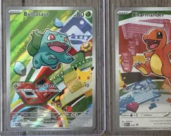 Pokemon First Partner Illustration Collection Bulbasaur Charmander Squirtle - B - Image 2
