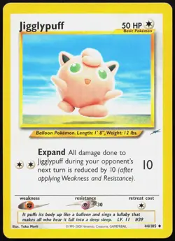 JIGGLYPUFF 44/105 UNCOMMON NEO DESTINY POKEMON MP - Image 1