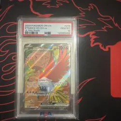 Pokemon Ethan's Ho-Oh ex 209 Destined Rivals Ultra Rare Holo EX PSA 10 - Image 1