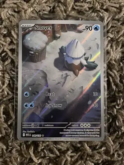 Snover 140/132 Illustration Rare Mega Evolution Pokemon TCG - Image 1