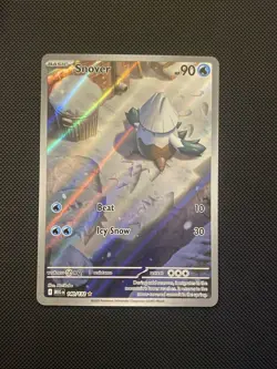 Snover 140/132 Illustration Rare Mega Evolution Pokemon TCG - Image 3