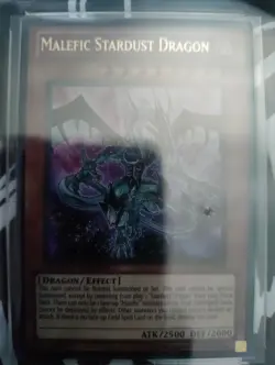 MALEFIC STARDUST DRAGON, JUMP-EN043, YuGiOh! TCG, HGA GEM MINT, 9.5 - Image 5