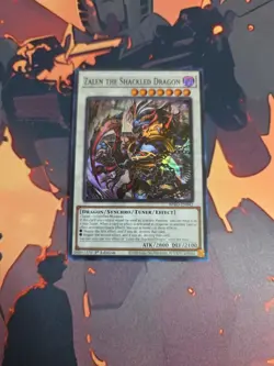 Zalen the Shackled Dragon BPRO-EN042 Super Rare Yugioh Burst Protocol - Image 1