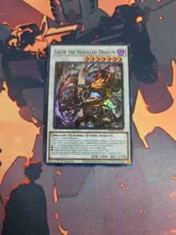 Zalen the Shackled Dragon BPRO-EN042 Super Rare Yugioh Burst Protocol - Image 2