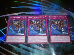 3x King's Resonance 1st Edition Common BLZD-EN071 Yu-Gi-Oh! - Image 1