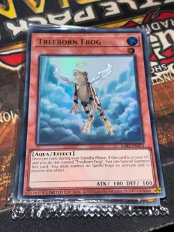 YUGIOH! *EURO* Treeborn Frog LART-EN073 Ultra Rare NM LOST ART SEALED - Image 1