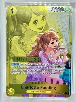 Charlotte Pudding Winner Pack 2024 OP03-112 ONE PIECE ENGLISH PSA 10 - Image 2