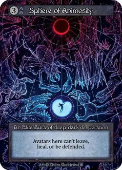 Sphere Of Animosity - Elite Sorcery Contested Realm TCG Card Gothic - Image 1