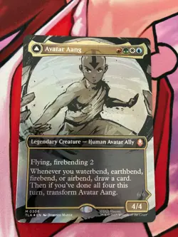 Avatar: The Last Airbender Avatar Aang (Borderless) Foil Near Mint - Image 1