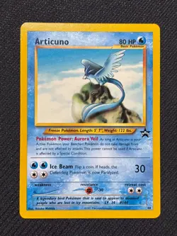 Pokemon Articuno #48 Black Star Promo Card Wizards of the Coast League 2002 Rare - Image 1