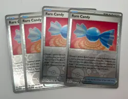 Rare Candy 191/198 Rev Holo 4x x4 Pokemon Card Scarlet & Violet Base Set Playset - Image 1