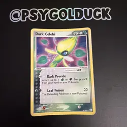 Pokemon TCG Dark Celebi Hidden Legends 4/101 Holo Rare HP B24 - Image 1