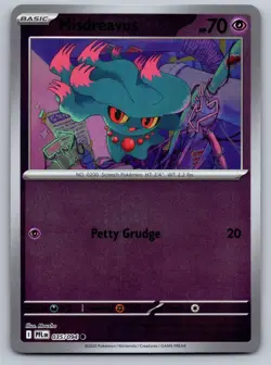 MISDREAVUS 035/094 REVERSE HOLO C POKEMON PHANTASMAL FLAMES NM/M - Image 1