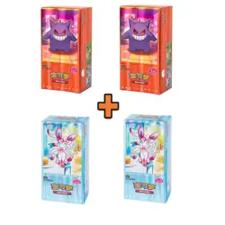 IN STOCK Pokemon Exclusive S-Chinese Gem 4 Boxes Pack Vol.3+Vol.2 Booster Sealed - Image 1