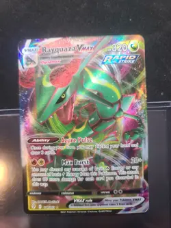 Pokemon TCG Rayquaza VMAX Holo Ultra Rare Card Evolving Skies 111/203 - Image 1
