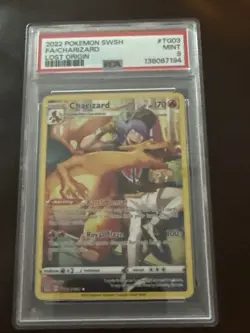 FA/Charizard Pokemon (2022) SWSH Lost Orgin PSA 9 - Image 1