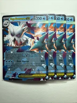 4x Pokemon TCG Mega Evolution Mega Abomasnow EX 036/132 Double Rare Near Mint - Image 1