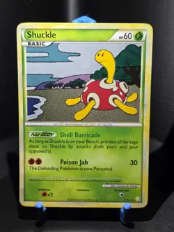 Pokemon HeartGold & SoulSilver Shuckle Holo 11/123 NM - Image 1