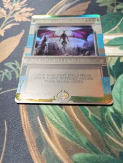 Omniscience Masterpiece Series Amonkhet Invocations Foil M/NM MTG Magic Card - Image 2