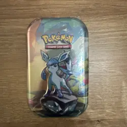 Prismatic Evolutions Mini Tin - Glaceon Art - Sealed Brand NEW - Pokemon TCG - Image 1