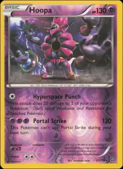 Pokemon - Hoopa #51/114 - XY - Steam Siege Reverse Holo - Image 1