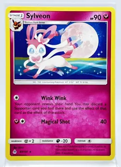 Sylveon 87/131 Regular Rare Pokemon Card 2018 Forbidden Light LP - Image 1